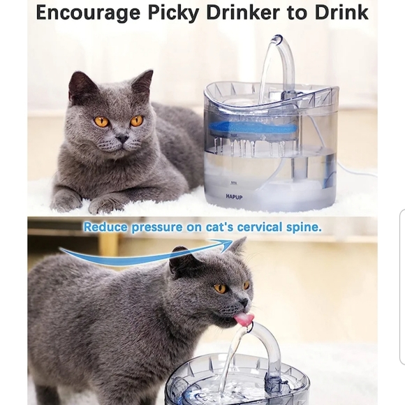 NWOT Hapup pet fountain with filter - Picture 9 of 10